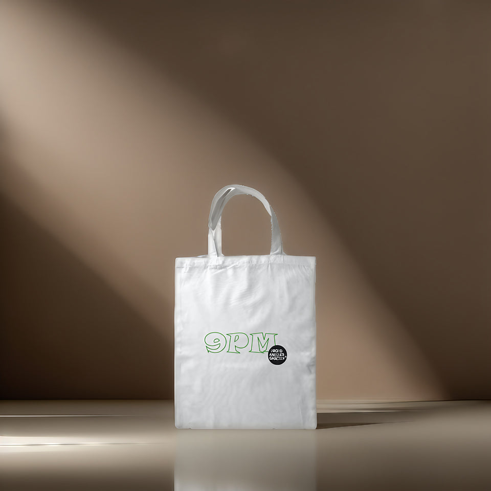 
                        
                          Load image into Gallery viewer, 9PM IN SAUDI CREATIVE TOTE BAG
                        
                      